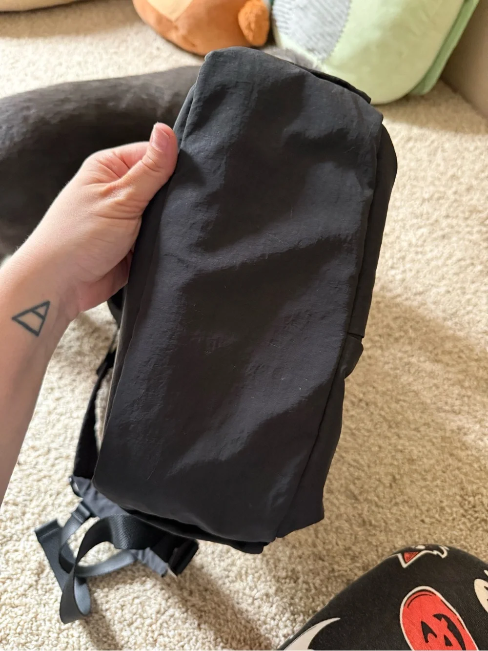 🖤 Iris and Rainbow Black Backpack 🖤